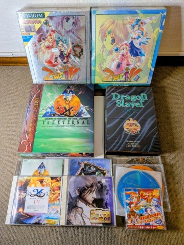 ■Windows・PC98 ファルコムタイトル まとめて8本+オマケ イースエターナル&ポスター付/ドラゴンスレイヤー/ツヴァイ!!/みんなのヴァンアス