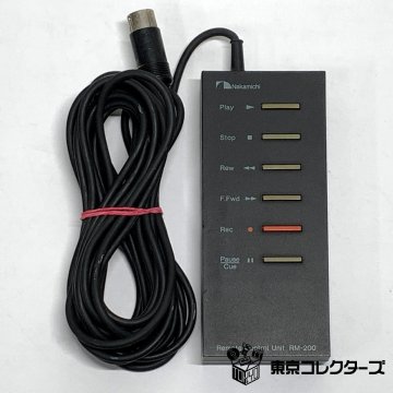 【ジャンク】Nakamichi RM-200＜断線あり＞ナカミチ カセットデッキ用 ワイヤードリモコン □