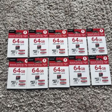 マイクロ　SDカード 64gb switch 対応　10枚セット