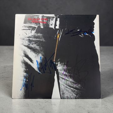 Sticky Fingers / ザ・ローリング・ストーンズ（ミック・ジャガー）直筆サイン入り LP 送料無料