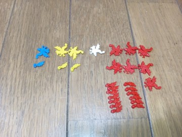 レゴ　羽飾り　青黄白赤　27個　お城　ブラックナイト　ドラゴンナイト