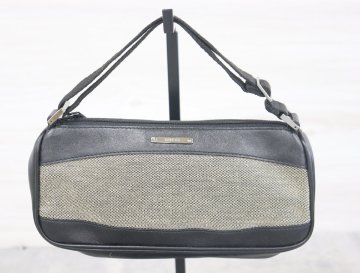 【行董】GUCCI グッチ 92820 レザー&times;キャンバス ショルダーバッグ ミニバッグ ポーチ ポシェット AS400ABC1J