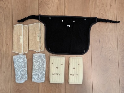 【送料無料】抱っこ紐用 ベルトカバー・よだれカバー セット（ミッフィー柄あり）