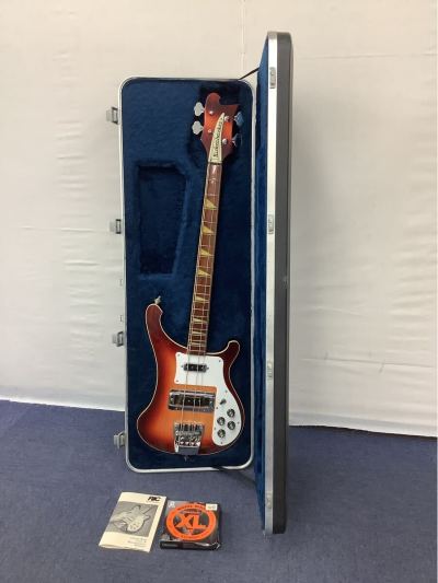 ◯営NI010-T佐【埼玉発】Rickenbacker 4003 Fireglo USA製 リッケンバッカー ベース 純正ハードケース付 音出し未確認 書込有 現状品