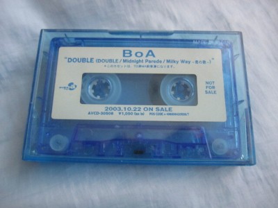 プロモーション カセットテープ 見本盤 BoA ボア DOUBLE/midnight Parede/Milky Way 君の歌