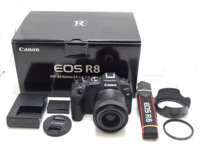 1円★ハローカメラ★ 0682 キャノン CANON EOS R8・RF24-50 IS STM レンズキット 2420万画素 難あり動作品【外観綺麗】100サイズ 即決あり