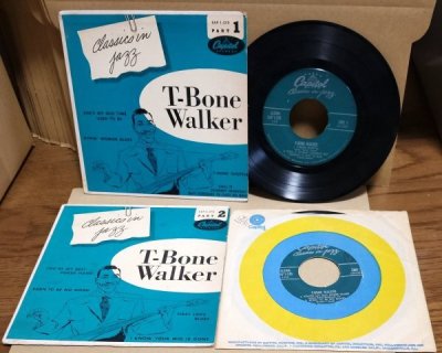 EP X 2 ◆ T-Bone Walker Classics In Jazz Part 1 / Part 2 [ US ORIG Capitol Records EAP 1-370 + EAP 2-370 ]