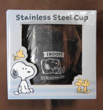 ◇スヌーピー^♪スマートステンレスタンブラー　ブラック