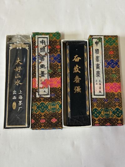 古墨 中国墨 書道具 文房四宝 中国書画墨 大好山水 書道 墨