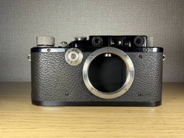 【完動品】Leica(ライカ) DⅢ d3 バルナック1933年製造 ブラックペイント OH済