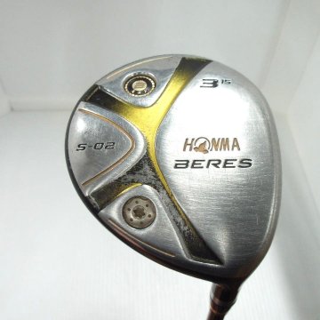 ■本間ゴルフ■BERES S-02 3W■3W■R■3S ARMRQ6 49(フェアウェイ)■中古■1円～
