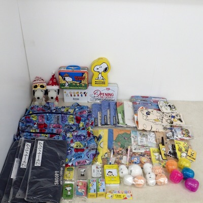 スヌーピー グッズ サコッシュ/ショルダーバッグ/トートバッグ/缶ケース/キーホルダー 等 まとめてセット SNOOPY【IN