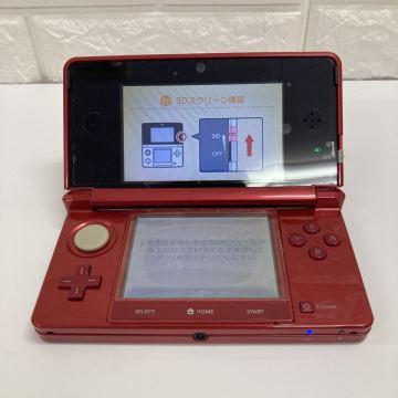 １円〜 Nintendo 任天堂 3DS ニンテンドー3DS CTR-001 メタリックレッド ゲーム機 ニンテンドー レッド