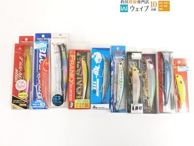 タックルハウス ケーテン ブルーオーシャン、メガバス X-80 マグナム+1、ロンジン フランキー 等 計10点 未使用