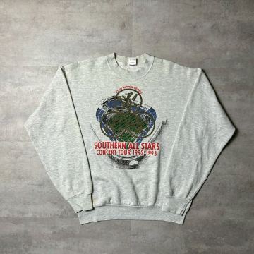 レア グッズ 90s サザンオールスターズ コンサートツアー 歌う日本シリーズ 1992〜1993 スウェット USA製 フルーツオブザルーム