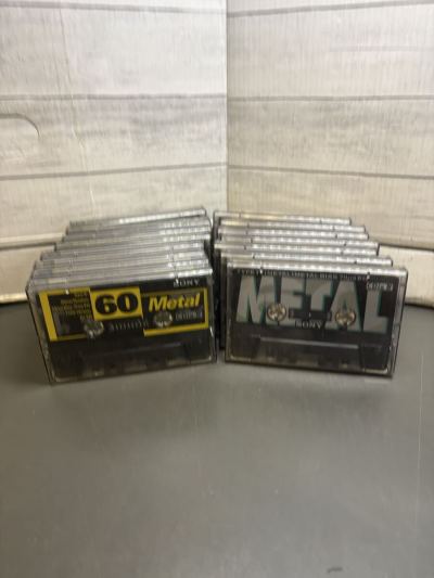 当時品　メタルテープ　 SONY MetalーCDix IV 60 計15本