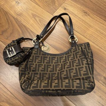 FENDI フェンディ ズッカ柄 ハンドバッグ