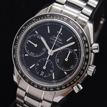 1円 保/箱付 稼働 美品 オメガ スピードマスター 326.30.40.50.01.001 89987828 AT/自動 2.27OH済 黒文字盤 メンズ腕時計 9691330 2DIT MST