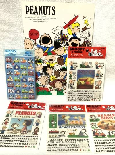 スヌーピー　シール　ノート　セット