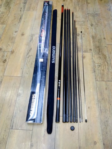 中古シマノ鮎竿、先掛RSタイプH90NL、替穂先付き