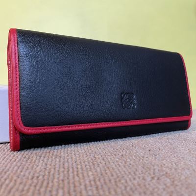 一円　美品 LOEWE ロエベ ロングウォレット 財布 ウォレット 長財布 ブラック アマソナ ラウンドファスナー