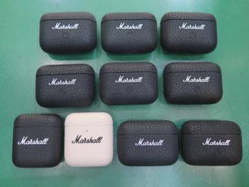 1円～△#ジャンク マーシャル Bluetooth ワイヤレス イヤホン イヤフォン まとめて 計10個②