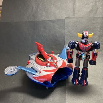 ★5円スタート★ 超合金　UFOロボ　グレンダイザー＆UFOスペイザー　ポピー 当時物 可動部の動き良好 昭和レトロ DX超合金UFOスペイザー