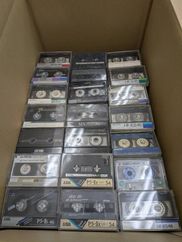 録音済みカセットテープ　大量まとめ売り　200本以上　メタル、 ハイポジ、ノーマル　SONY AIWA maxell　 TDK　 AXIA　DENON他