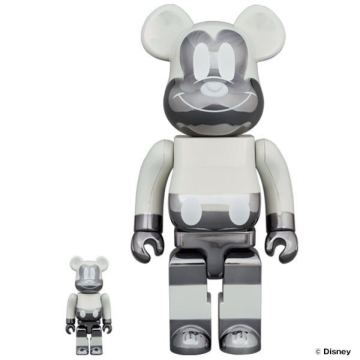 BE@RBRICK fragmentdesign MICKEY MOUSE 100％ & 400％ ミッキー 藤原ヒロシ ベアブリック MEDICOM TOY メディコムトイ フラグメント