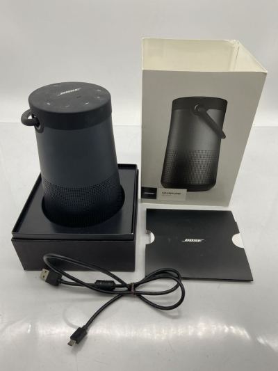 E【500円スタート】 BOSE SOUNDLINK REVOLVE＋ ボーズ Bluetooth ブラック サウンドリンク SoundLink ポータブル Bose スピーカー