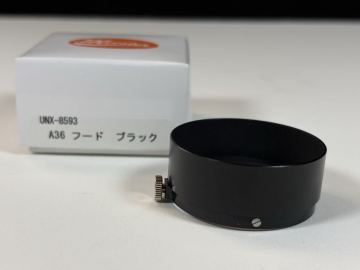 ユーエヌ UNUNX-8593 A36フード ブラック　ライカ　LIECA　エルマー、ズマロン f3.5cm　A36口径用　FUJIFILM X half　