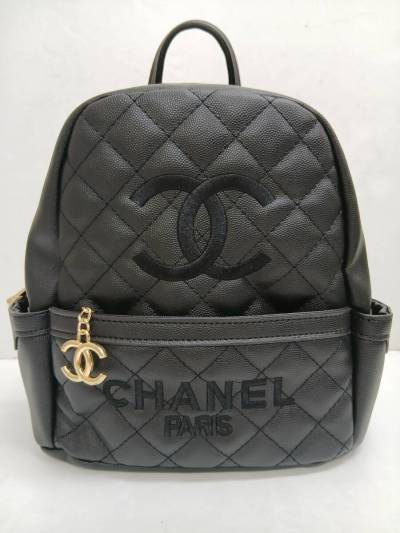 ★☆1円～【非売品】CHANEL シャネル ノベルティ コンパクト ミニ リュック リュックサック バッグ キャビア調 1個☆★