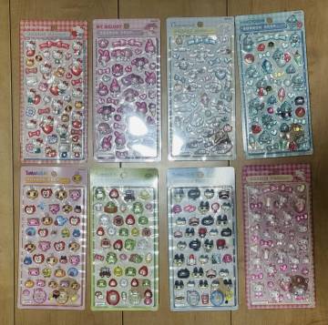 【正規品】サンリオ たまごっち ボンボンドロップシール 8種セット まとめ売り