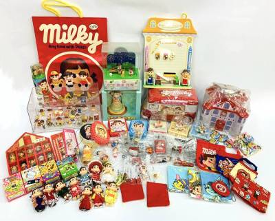 E0002-2602-0019 1円出品 フィギュア ストラップ メッセージボード 食玩 FUJIYA ペコちゃんグッズ ミニミニペコちゃん 未開封品あり 現状品