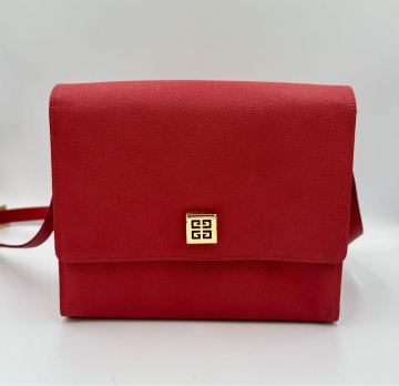 GIVENCHY ジバンシー 美品 ショルダーバッグ 鞄 赤 レッド ブランドバッグ バッグ