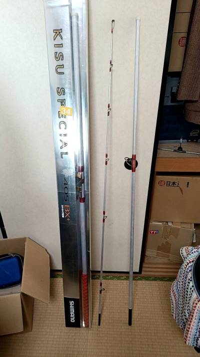 【1円スタート】SHIMANO　KISU SPECIAL 405BX+ ガイド取り付け済み、未使用