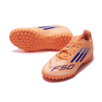 ・スピード発送 新品未使用 adidas F50 CLUB TF サッカー トレーニングシューズ JI0024(オレンジ/ブルー/ホワイト)２７．５ＣＭ