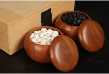 [URA]天然本蛤・那智黒石41・42号碁石/7-3-25　(検索)骨董/スワブデ/囲碁/将棋/碁笥/娯楽/趣味/碁石/日向産/国産