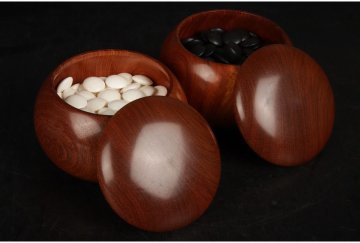 [URA]天然本蛤・那智黒石32号碁石/7-3-24　(検索)骨董/スワブデ/囲碁/将棋/碁笥/娯楽/趣味/碁石/日向産/国産