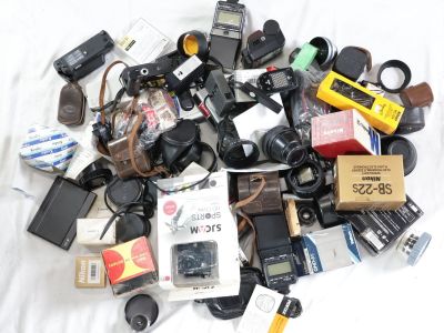 1375 Canon Nikon PENTAX MINOLTA 他 ストロボ フィルター キャップ ケース カメラアクセサリー まとめ まとめて 大量セット 送料1500円