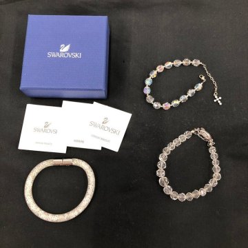 SWAROVSKI スワロフスキー ほか ブレスレット おまとめ 総重量46.48g【ECAE2058】