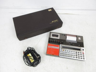 ポケットコンピューター SHARP シャープ PC-1251 ポケコン 通電確認 プリンター動作確認 一部不具合あり / 80 (SGKY026721)