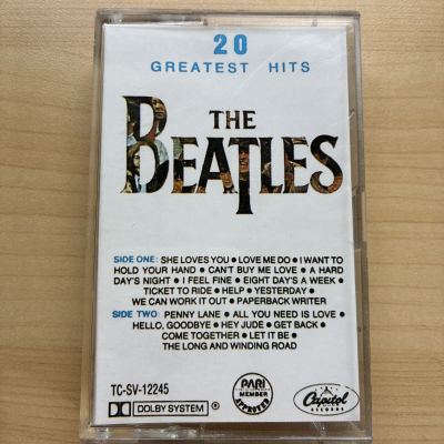 カセットテープ cassette tape ビートルズ THE BEATLES 20 GREATEST HITS グレイテスト・ヒッツ