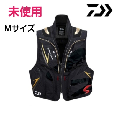 【未使用】スペシャルバリアテック ショート鮎ベスト DV-1023 マスターブラックM