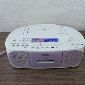★TOSHIBA★ラジカセ★動作確認済み★TY-CDS7★CDラジオカセットレコーダー★引き取り可能★札幌★北海道★