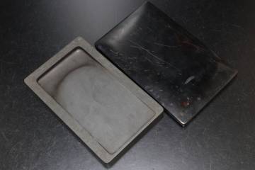 P 書道具 中国美術 唐物 歙州硯 重量1888g