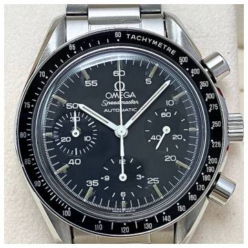 付属品、ベルト2種付き☆OH済み極美品のオメガスピードマスター時計☆自動巻き3510-50☆