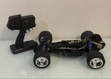 TAMIYA タミヤ RCカー 1/10 バギーシャーシ TTU-08 2.4GHz送信機 TRU-08受信機 TEU-105BK ESC モーター付 フルセット 現状品 動作未確認