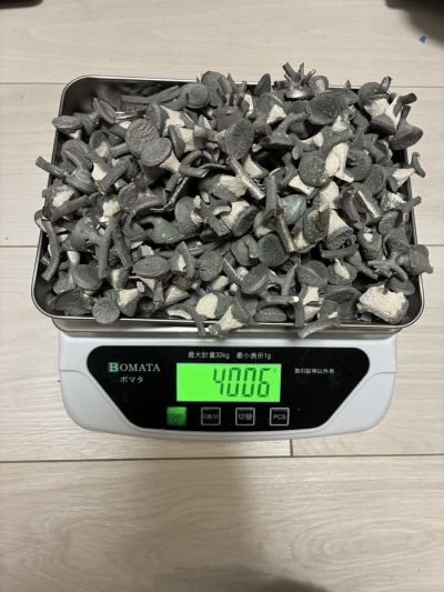 1000円スタート　歯科スクラップ? 材料 総重量 4kg程度 銀色金属 検索）ブリッジ? 入れ歯? 銀歯 材料??※ ジャンク品