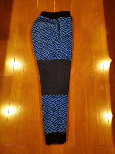 ヴェルサーチ　 スウェットパンツ　 ジョガーパンツ　ウエストひも調整　大人気グレカ模様　正規品 1円スタート